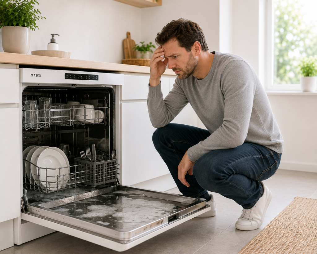 asko dishwasher not draining