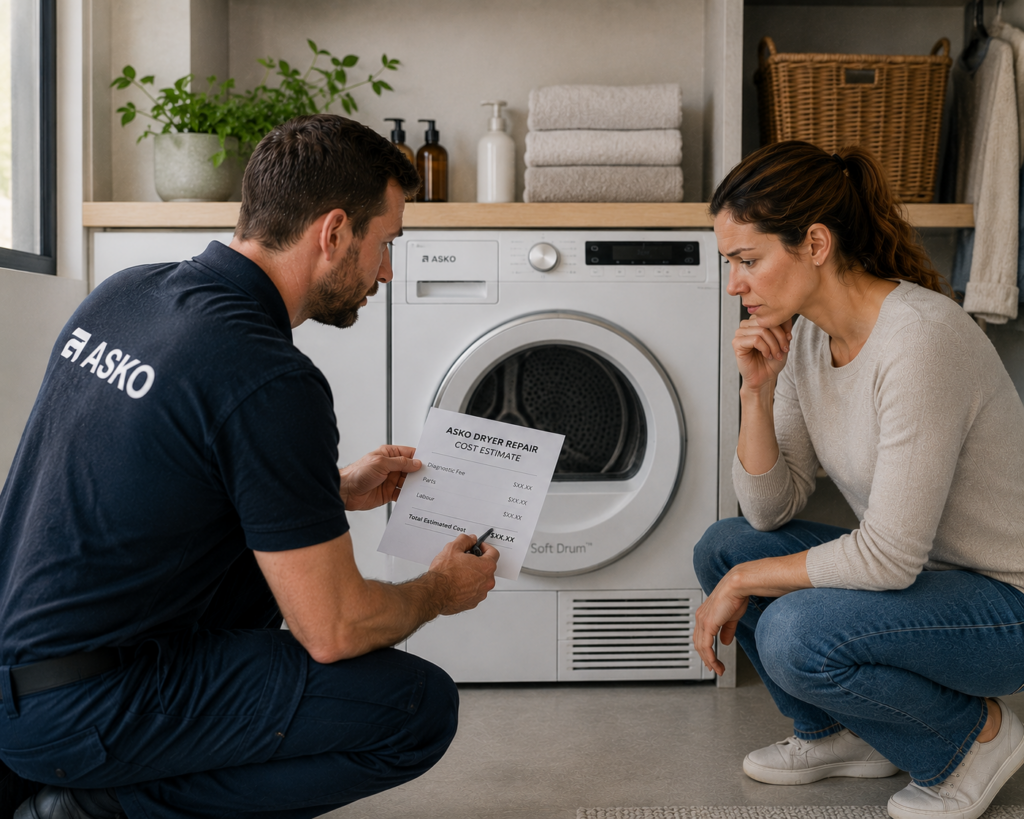 how much to repair asko dryer