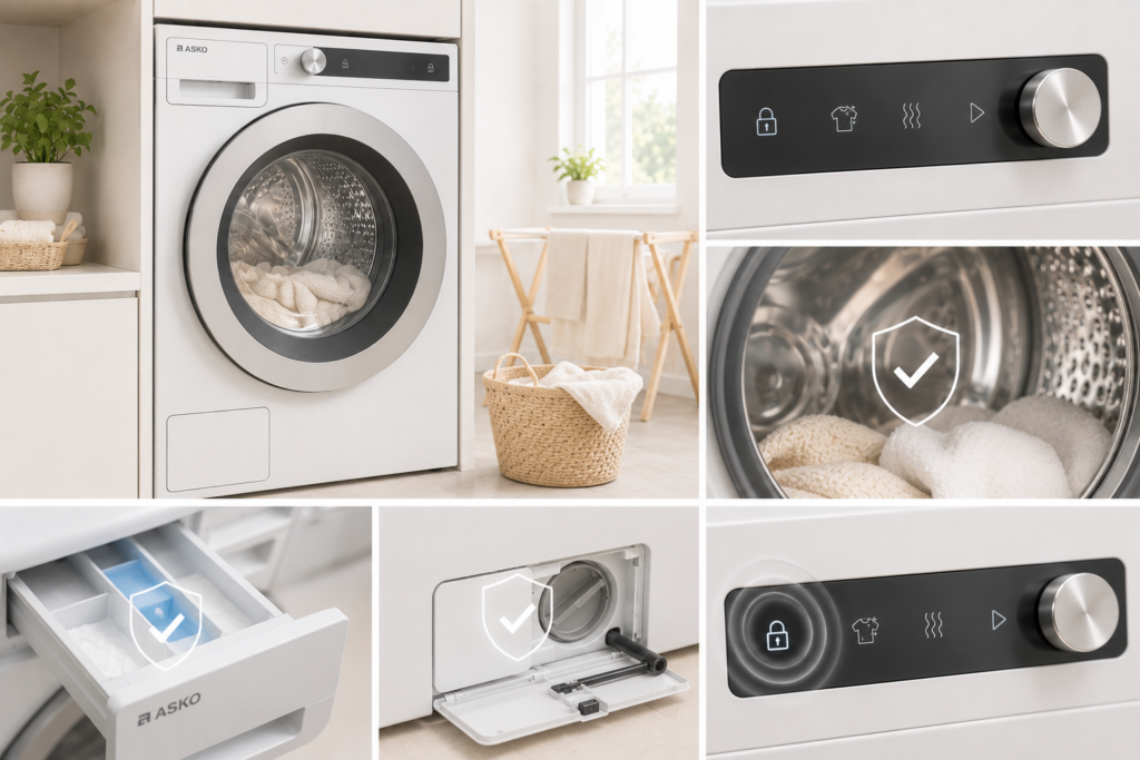 asko washing machine safety
